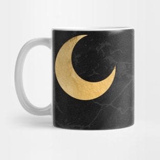 Gold landscape with moon #5 Mug